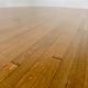 Large solid wood table 140 cm, vintage Scandinavian 70s design