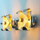 Pair of 1970's Murano Glass Wall Sconces by AV Mazzega