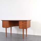 Mid-Century Danish Teak Desk, 1960s.
