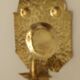 Pair of Swedish Brass Wall Sconces from the Mid-Century