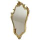 Gilded Rococo Style Mirror With Console Acanthus France