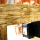 Miroir indus en bois exotiques massifs recyclés
