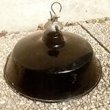 Painted steel tole suspension, vintage