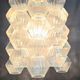 Vintage chandelier by Carlo Scarpa for Venini Murano in blown glass – Italy