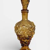 Empoli Amber Glass Decanter Set by Wayne Husted, Handmade in Italy