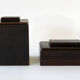 Pair of wooden Art Deco boxes