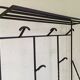 Large modernist wrought iron cloakroom from the 1950s.