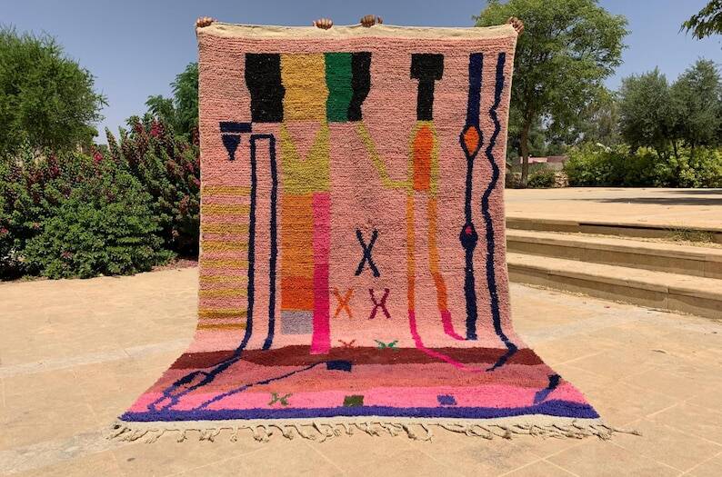 Handmade Moroccan rug 250cm x 150cm
