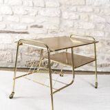 Vintage vinyl holder trolley