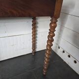Old mahogany game table