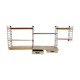 Triple shelf with Tomado desk (metal)