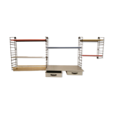 Triple shelf with Tomado desk (metal)