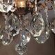 Chandelier with pendants adorned with cherubs - Perfect condition - 8 lights -
