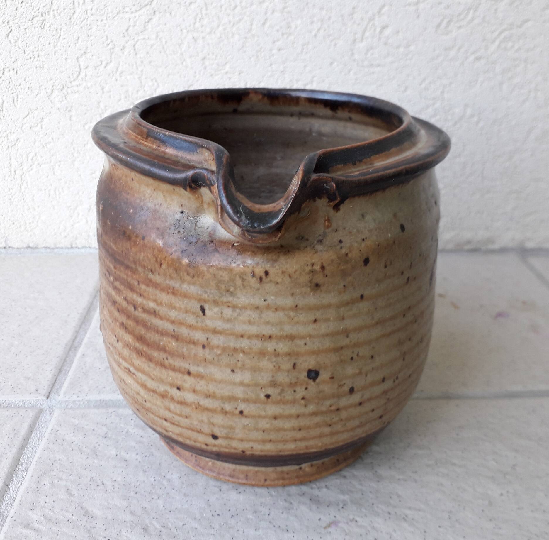 Stoneware jug