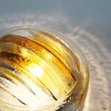 Large muranoglass flush mount light by AV Mazzega