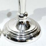 Pair of Silver Candle Holders Egypt