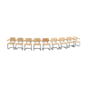 9 chaises modèle B64 design par Marcel Breuer