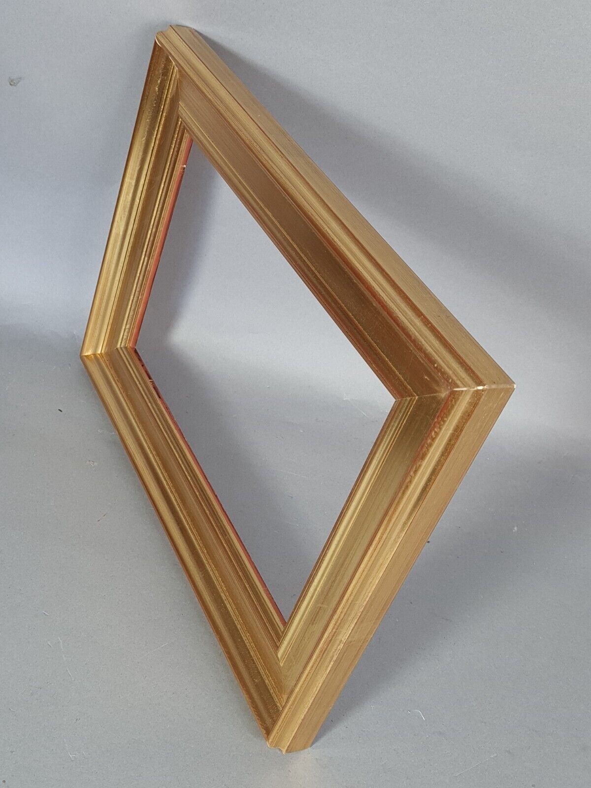Frame hollow edges gilded wood gold leaf 39x29 cm, foliage 30x20 cm SB