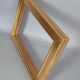 Frame hollow edges gilded wood gold leaf 39x29 cm, foliage 30x20 cm SB
