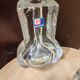 Lot de trois vases soliflores en verre moulé space age Allemagne 1970