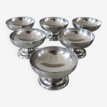 Set of 6 metal ice cups