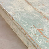 Wooden farmhouse bench