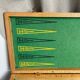 Jeu de backgammon, coffret, dès et jetons en bois 