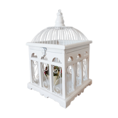 Cage, decorative aviary in wood and metal