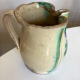 Vase pitcher 18th Italian glazed earth of Vietri Amalfi