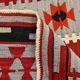 3x5 Red Green Tribal Vintage Kilim Rug, 88x147Cm