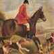 Oil painting signed Nubet "The Hunt"