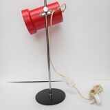 Vintage adjustable desk lamp red