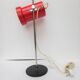Lampe bureau vintage orientable rouge