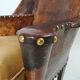 Antique leather armchair, England circa 1800