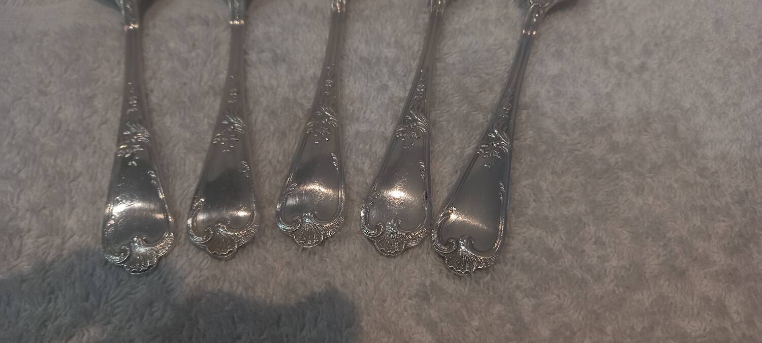 5p hors d'oeuvre service, silver plated metal, goldsmith Ercuis LXV 29