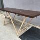 Wooden upholstery table