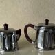 Art Deco sugar bowl and jug duo