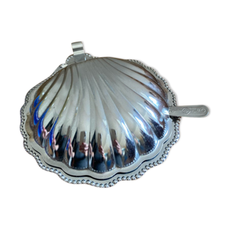Beurrier coquillage vintage blanc