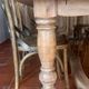 Large Restored Solid Oak Dining Table – Whitewashed Finish