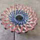 Large basket, woven ceramic fruit bowl.