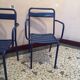 Paire de chaises extérieures Fermob 1980