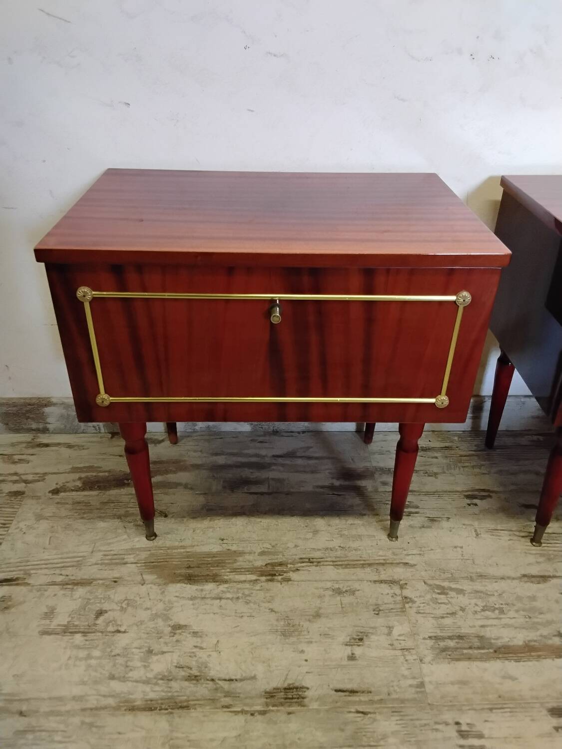 Pair of vintage bedside tables