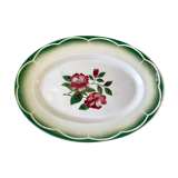 Oval dish Digoin Sarreguemines model "Mireille" 30s