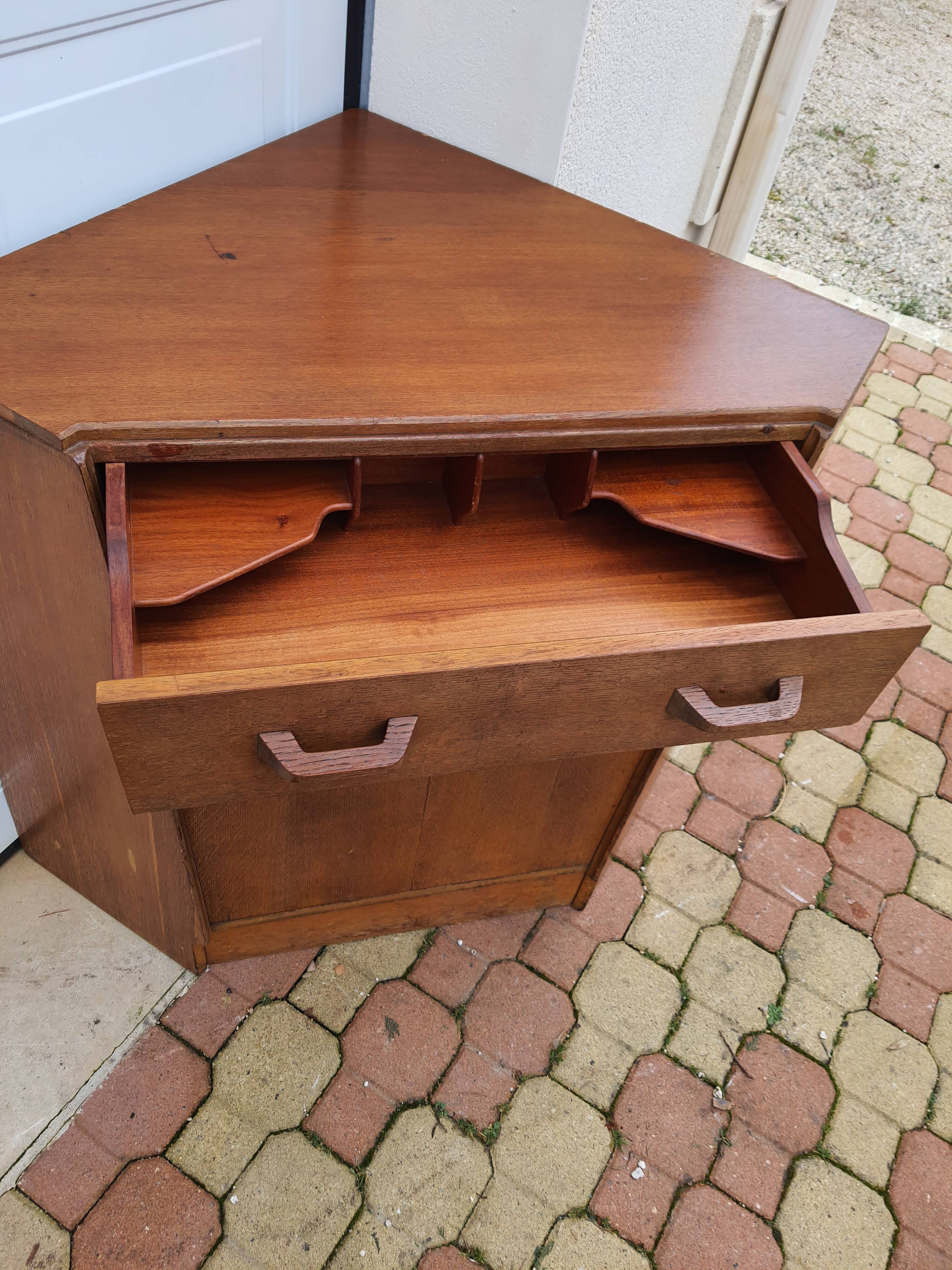 Vintage danish corner desk