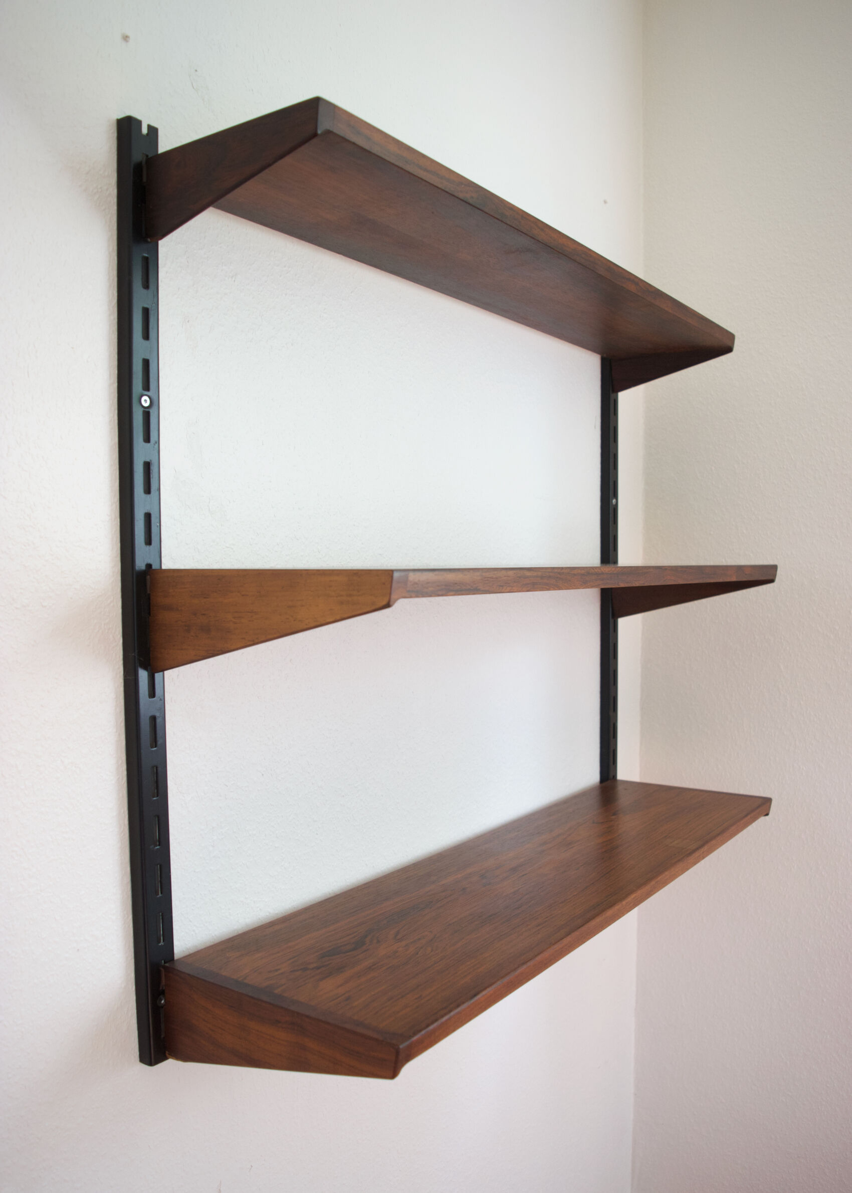 Danish Mid-Century Kai Kristiansen Rosewood Shelves, FM Møbler.