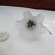 Glass tulip pendant light