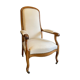 Cream voltaire armchair