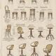 Chaise pivotante en bois courbé n°9 par J.J.Kohn