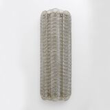 Pair of Mid-century Modern Style Italian Murano Glass Sconces "Reticello"