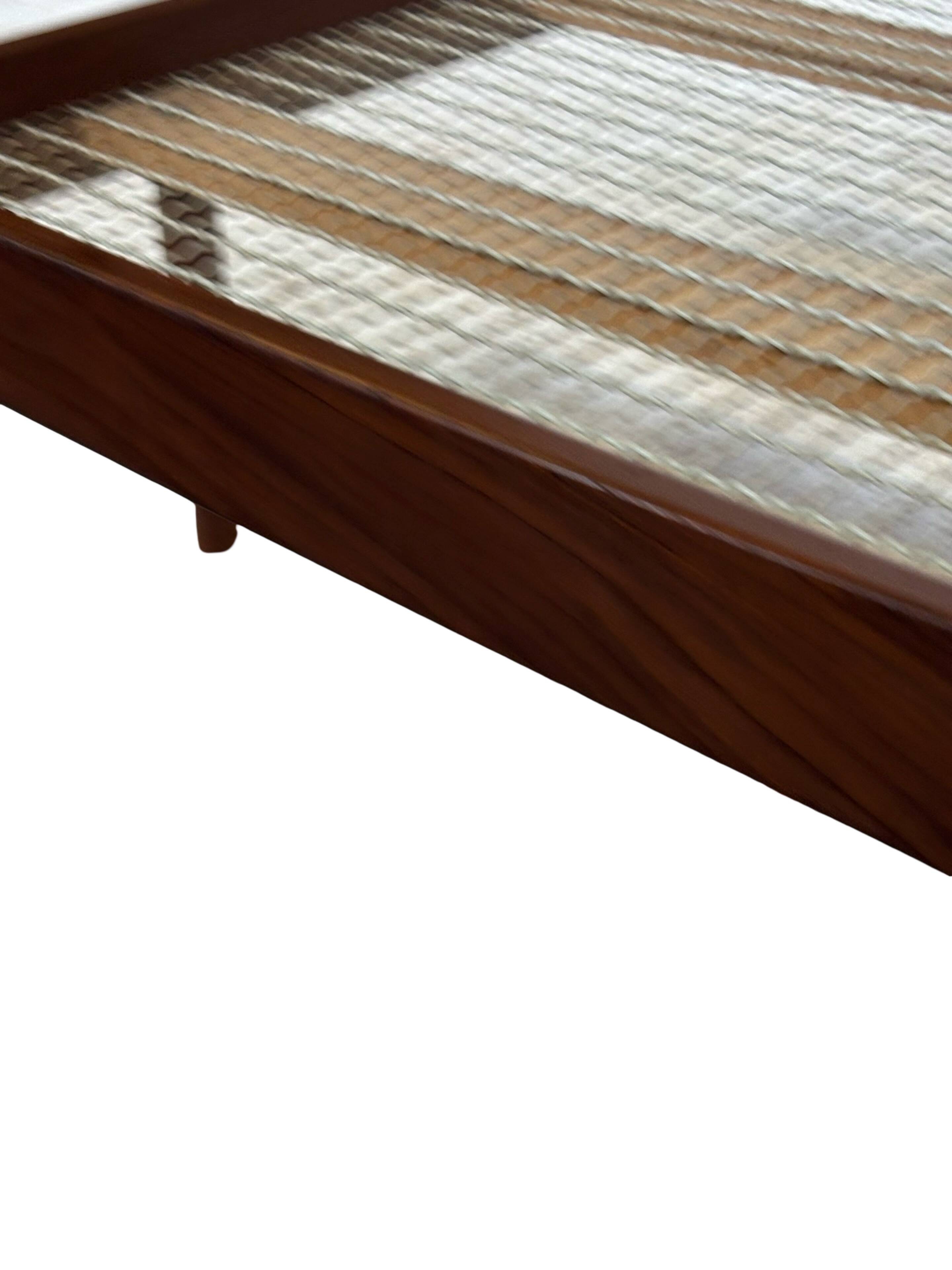 Vintage daybed minimalist design in Teak 1960s